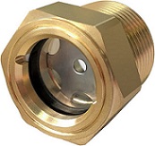 Brass Sight Glass Pipe Plug
