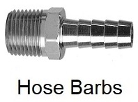 SS Hose Barb Fittings
